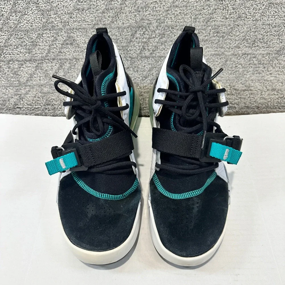 Nike Air‎ Force 270 Men's Black White Teal Athletic Shoes Size 11